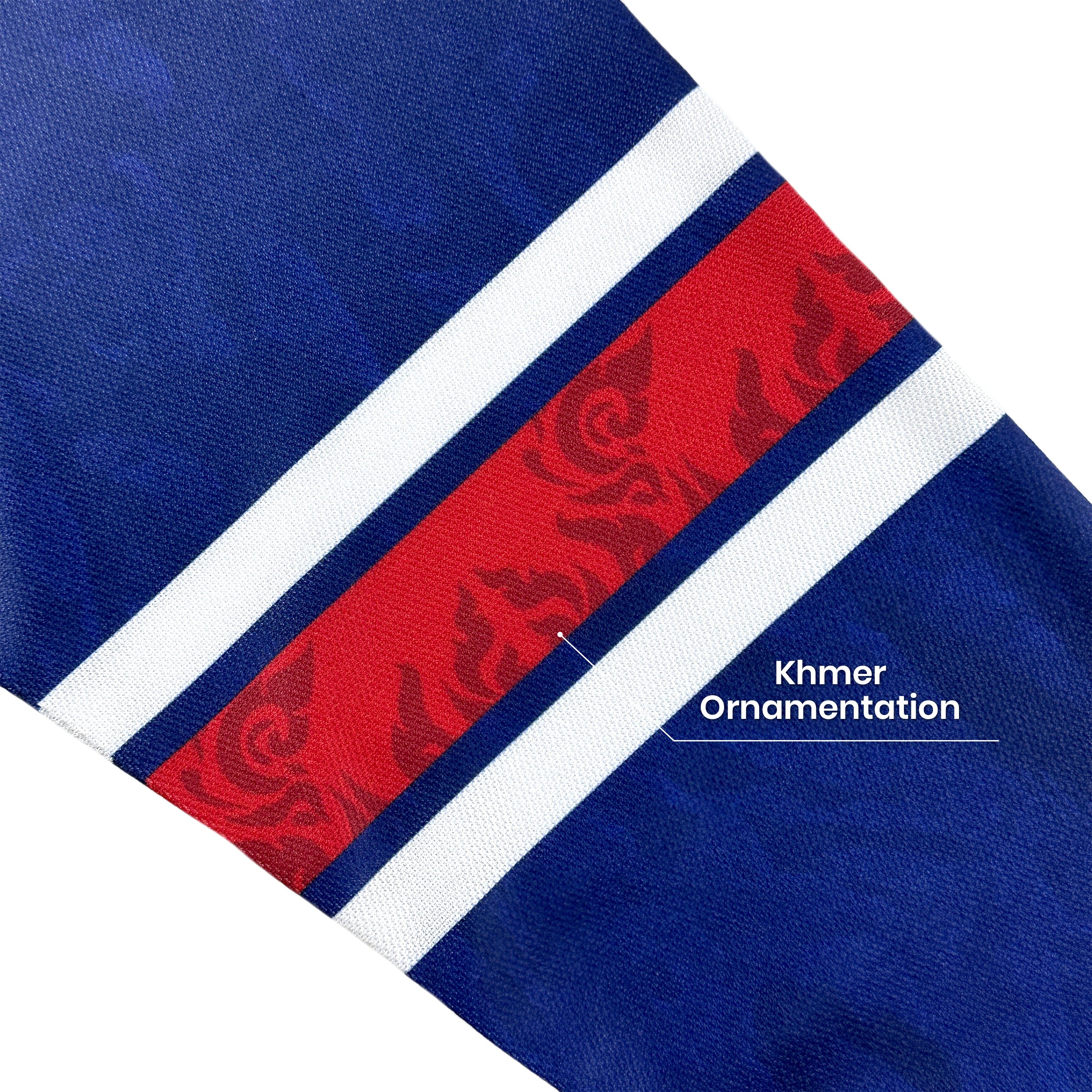 Cambodian Heritage Custom Hockey Jersey Blue