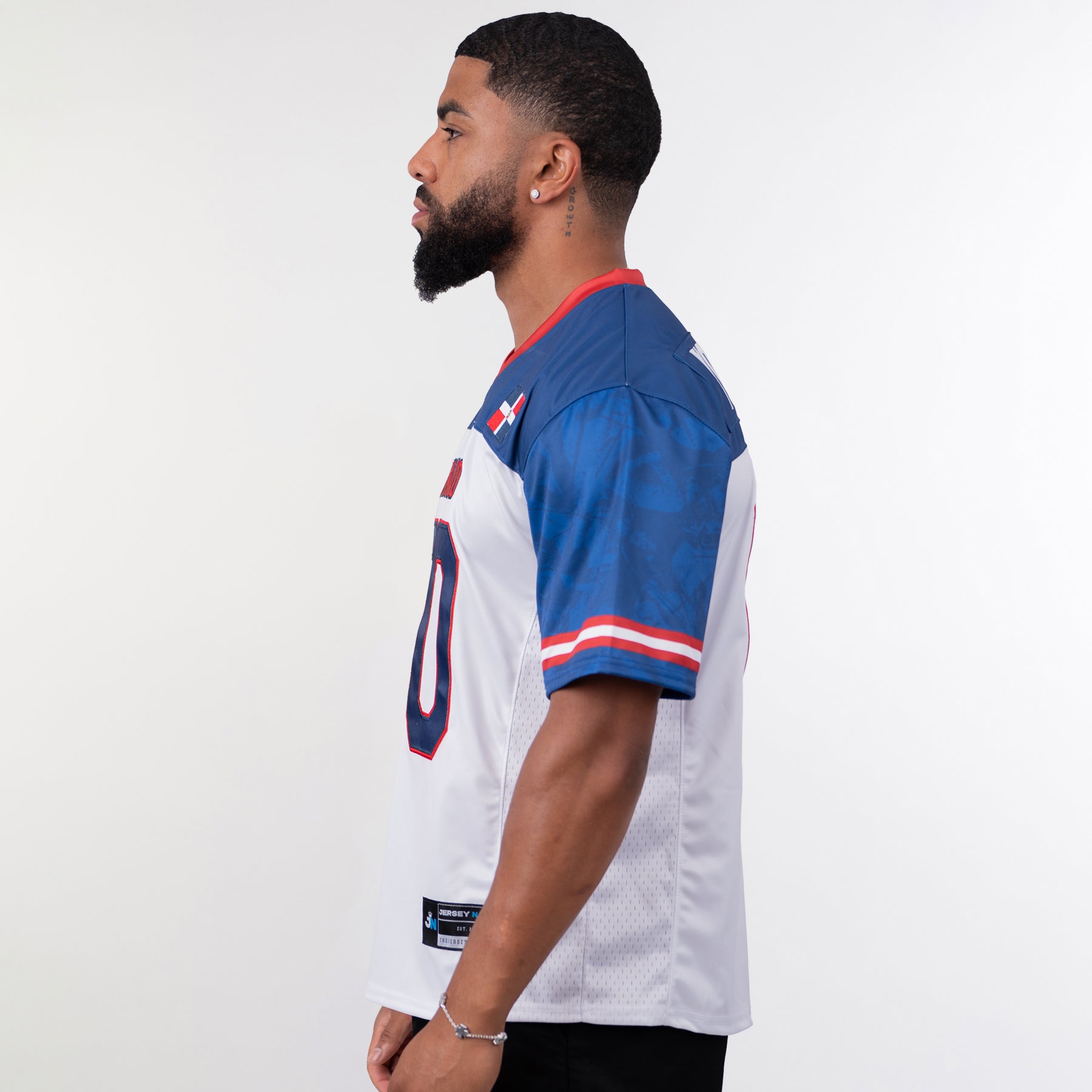 Camiseta de fútbol personalizada con la herencia de la República Dominicana