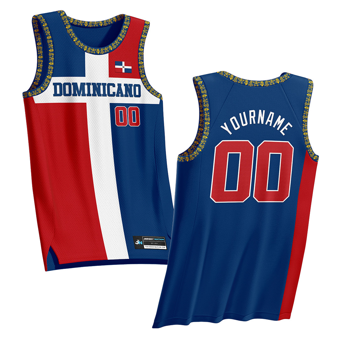 Dominican Republic Heritage Custom Basketball Jersey