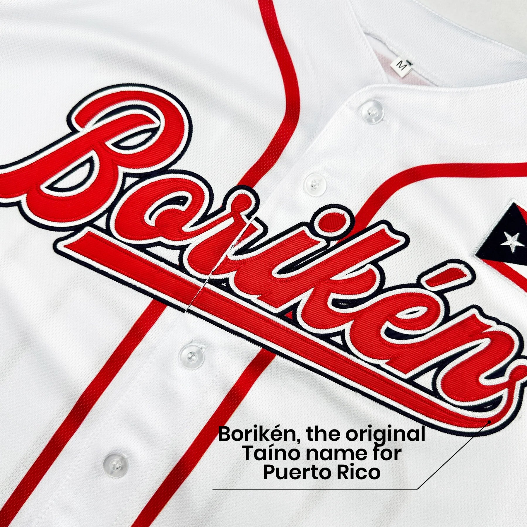Puerto Rico Custom Baseball Jersey