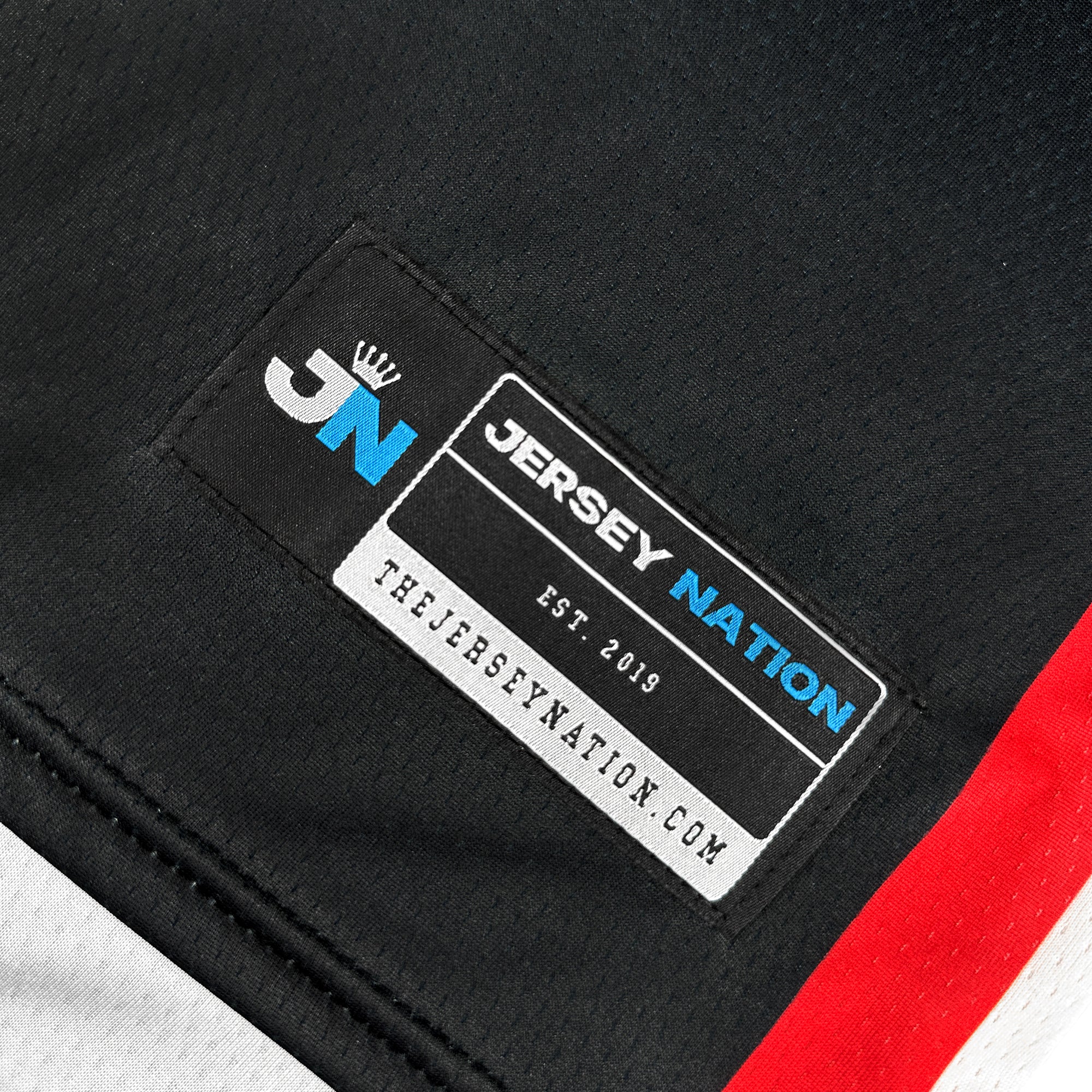 Puerto Rico Borinquen Black Custom Heritage Basketball Jersey Sleeves Closeups