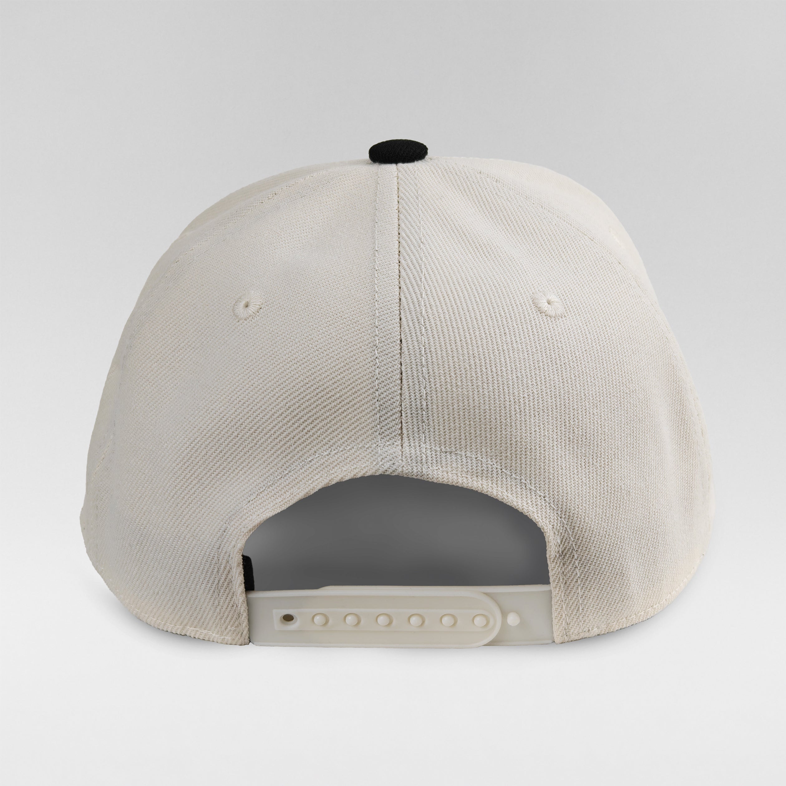Puerto Rico Heritage Cream Black Embroidered Snapback Cap Adjustable