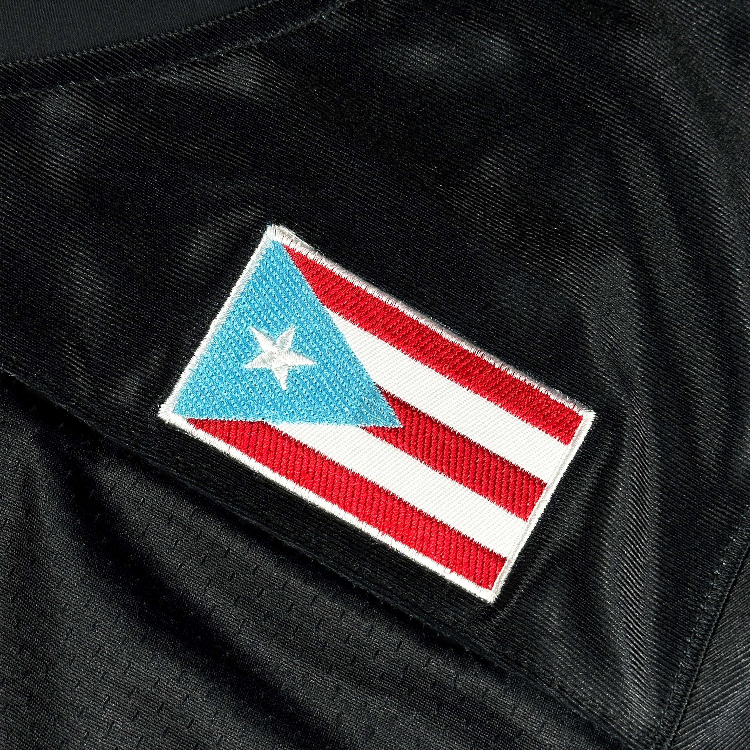 Puerto Rico Heritage Custom American Football Jersey Black Stitched