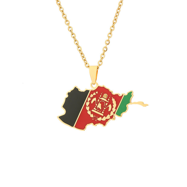 Afghanistan Heritage Necklace Gold