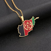 Afghanistan Heritage Necklace Gold Closeup