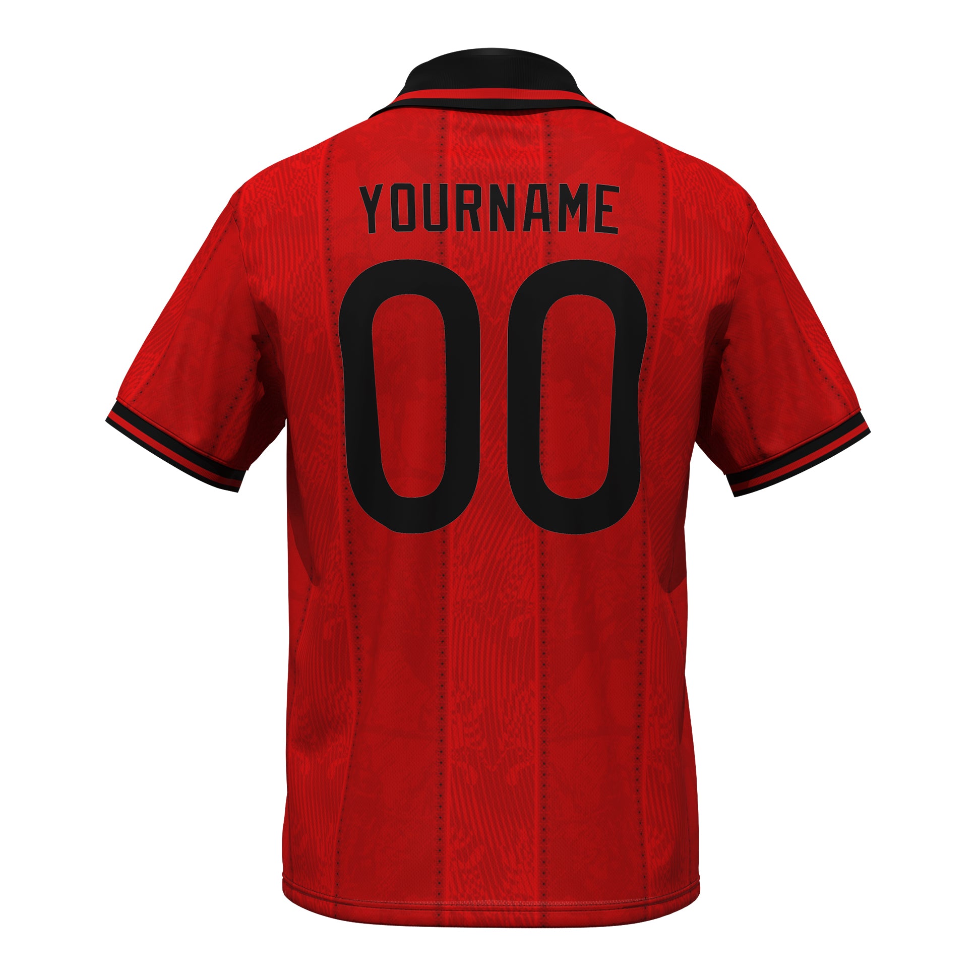 Albania Heritage Retro Custom Football Jersey Customized