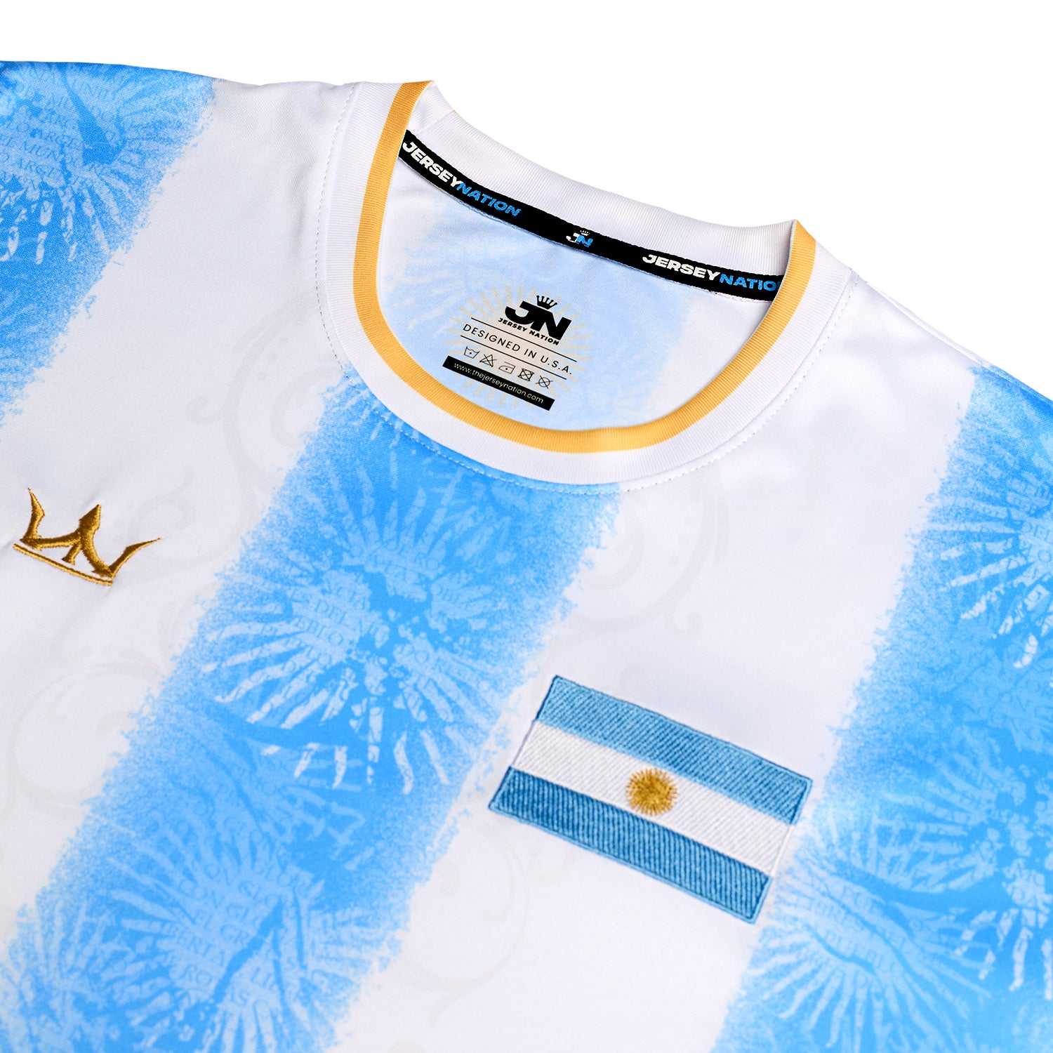 Argentina Heritage Custom Football Jersey Soccer Shirt World Argentinian
