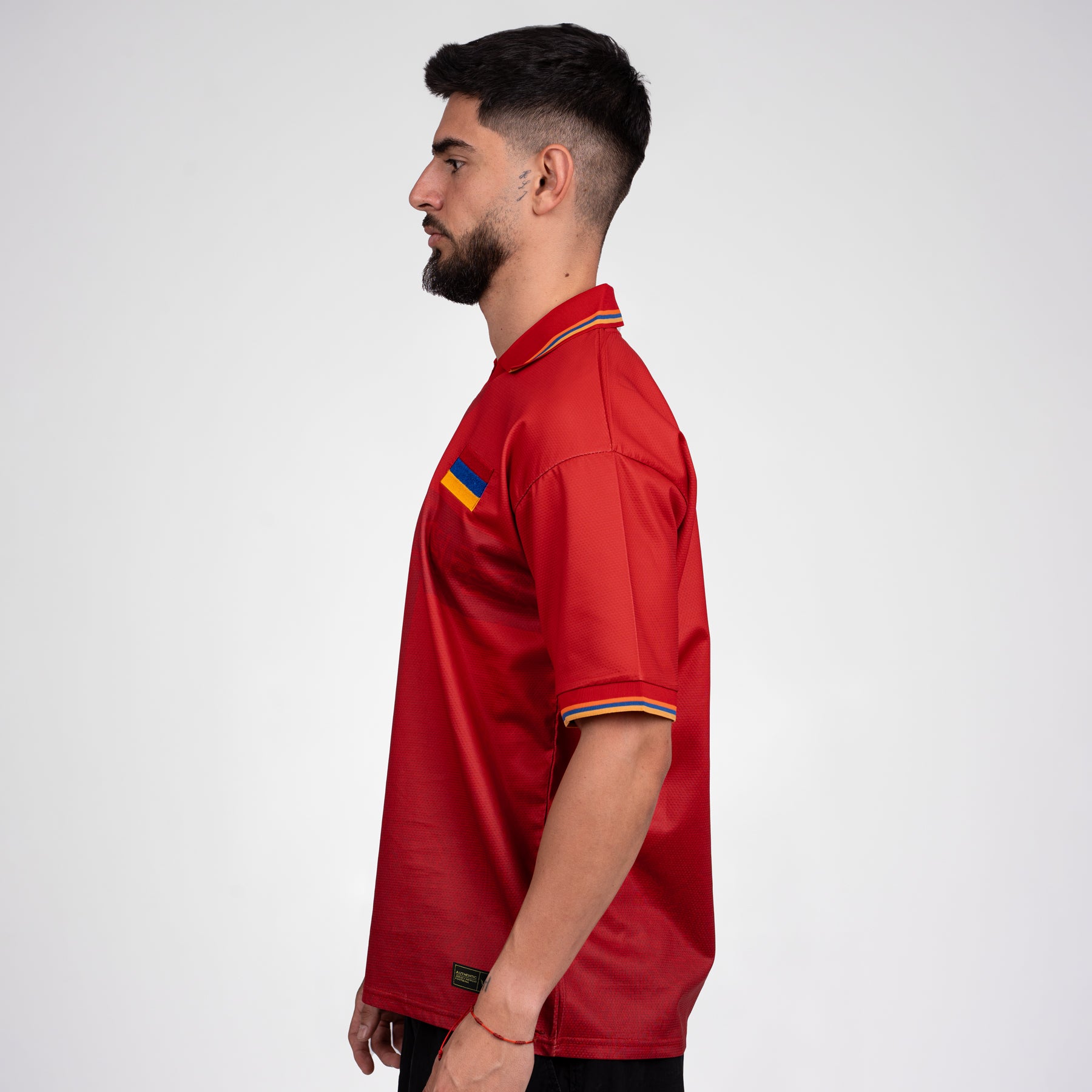 Armenia Heritage Retro Custom Football Jersey Model World Shirt Sleeves