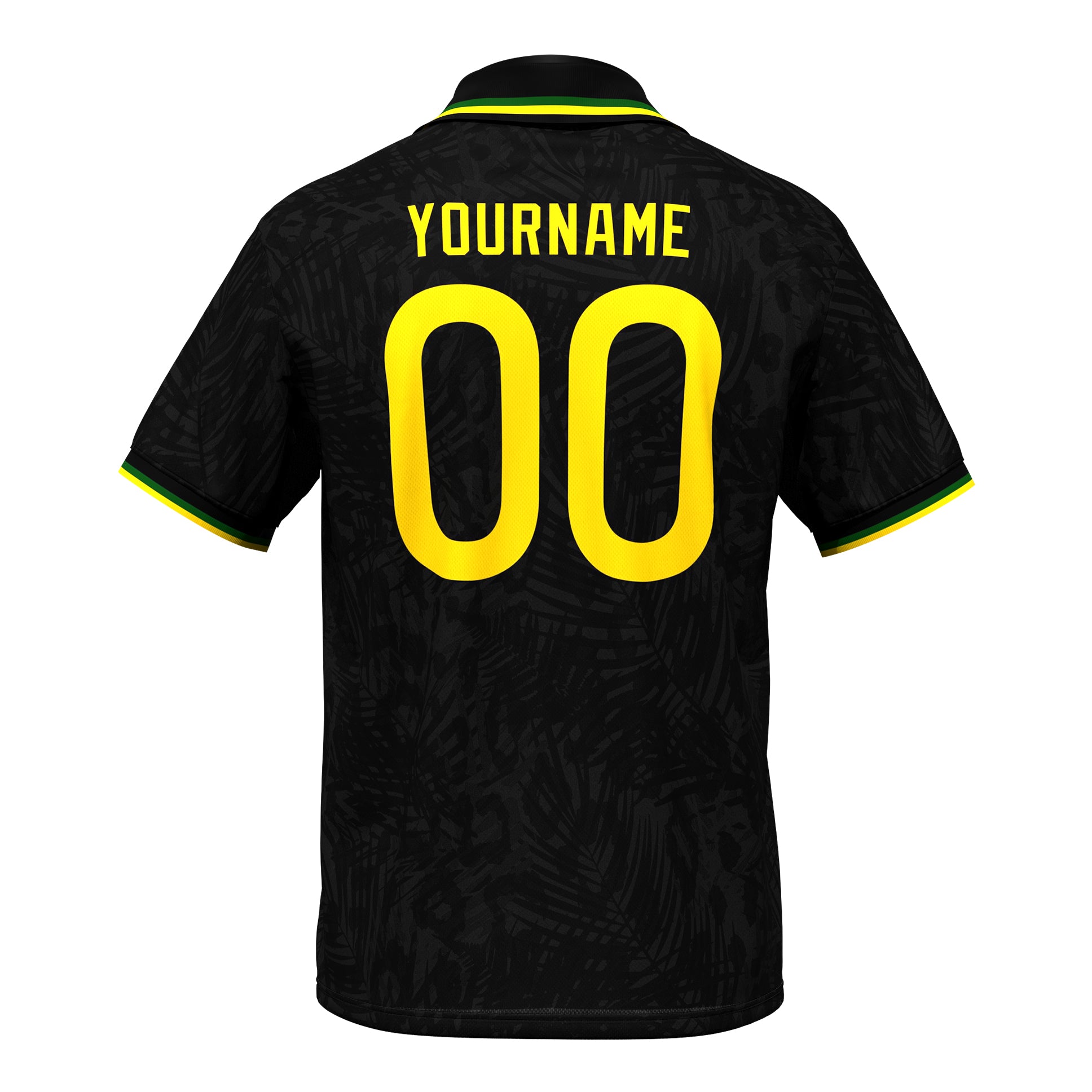 Brazil Heritage Retro Custom Football Jersey World Soccer Shirt Black