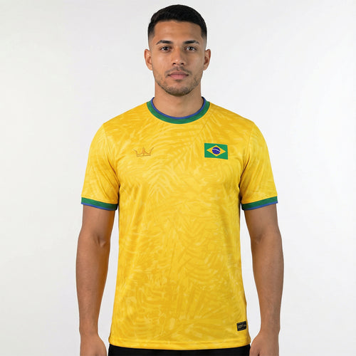 Brazil Heritage Custom Football Jersey Model 