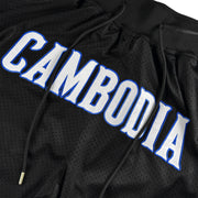 Cambodia Black Basketball Shorts