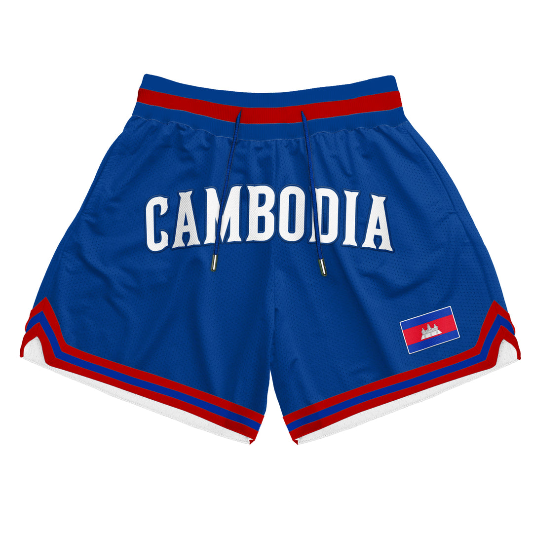 Short kopa heurtefeu bleu coton et polyester vintage neuf en ance Short kopa heurtefeu bleu coton et polyester vintage neuf en ance