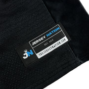 Cambodia Heritage Custom Football Jersey Closeups Black