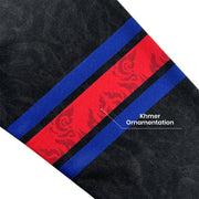 Cambodia Heritage Custom Hockey Jersey Black Cultural Details