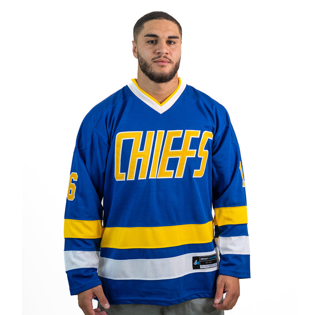 Charlestown Chiefs Hanson Brothers Hockey Jersey