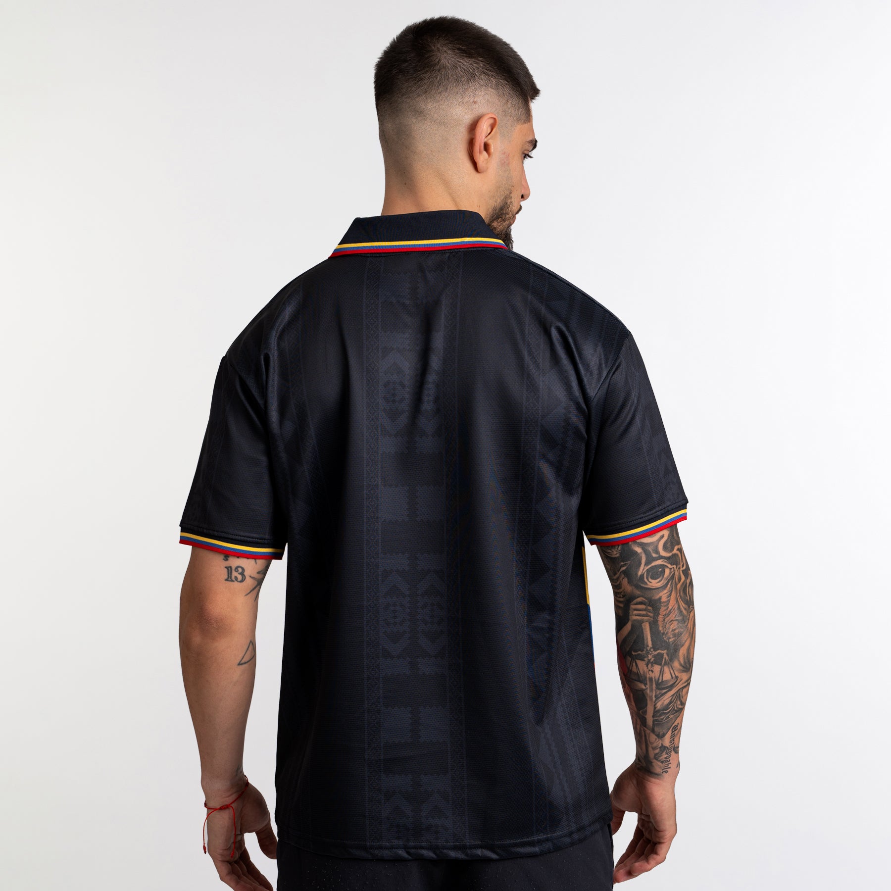 Colombia Heritage Retro Custom Black Football Jersey World Shirt Soccer Colombian