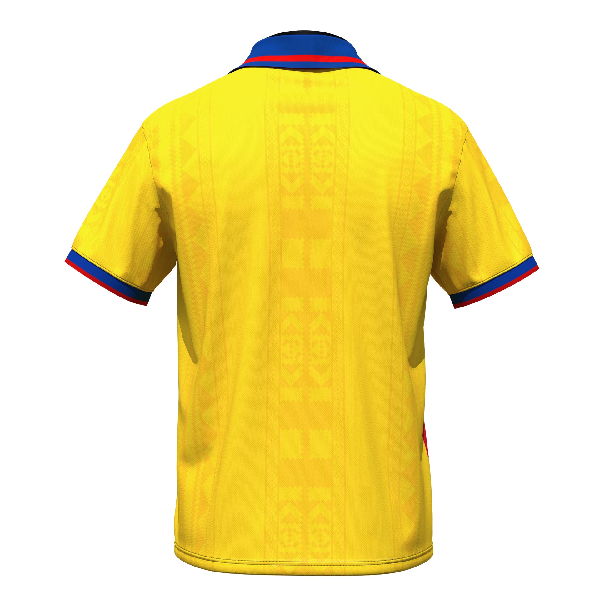 Colombia Heritage Retro Custom Football Jersey Back