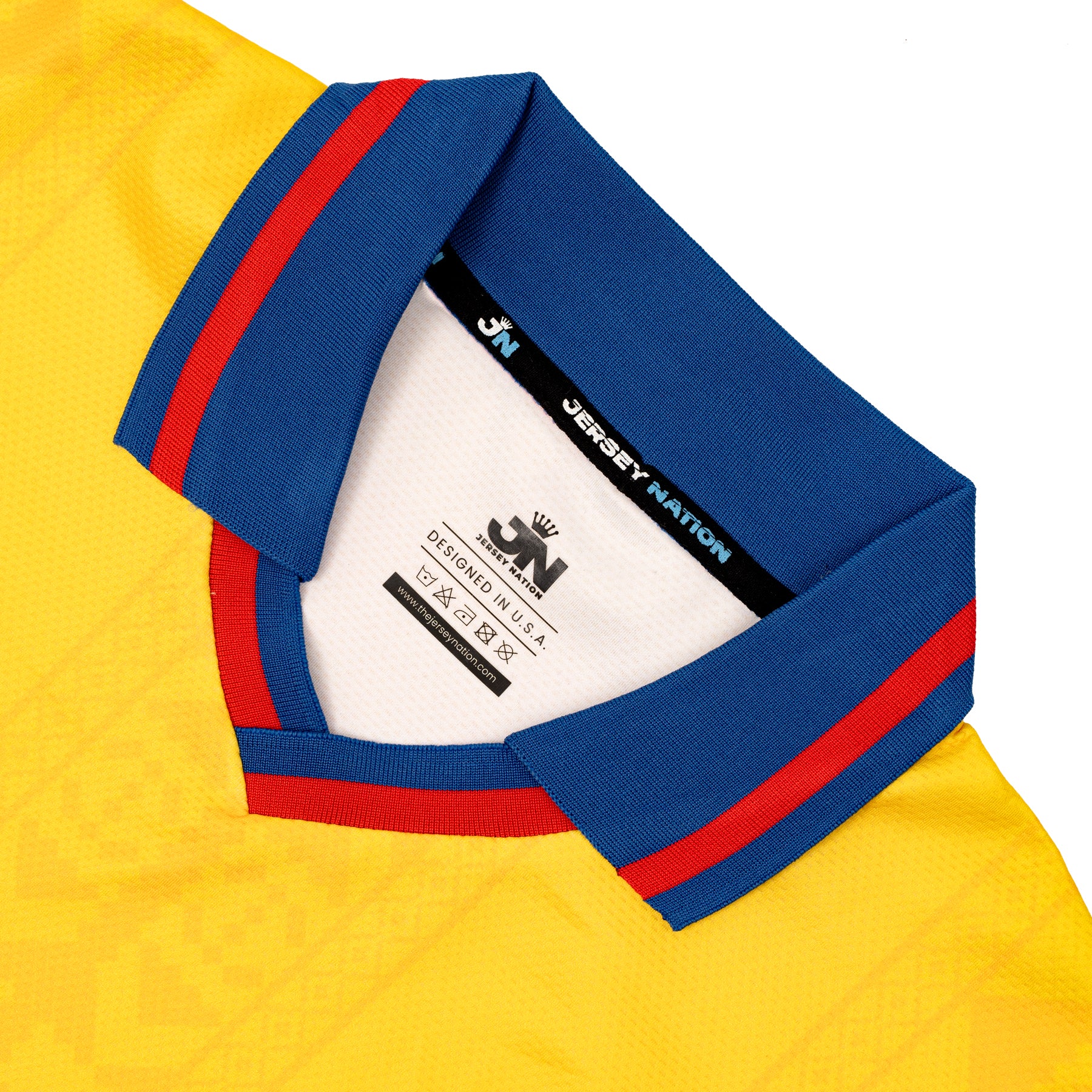 Colombia Heritage Retro Custom Football Jersey World Shirt Collar Throwback Style