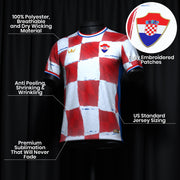 Croatia Custom Football Jersey