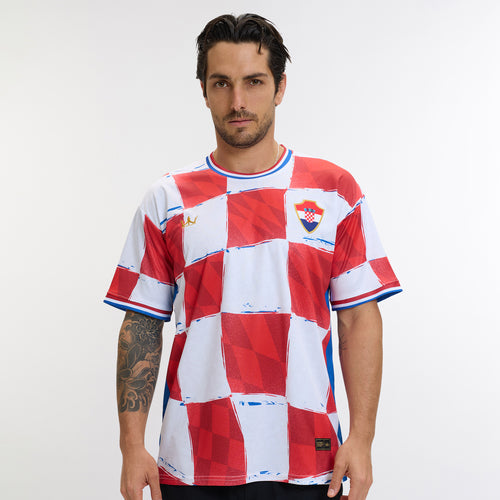 Croatia Heritage Custom Football Jersey White 