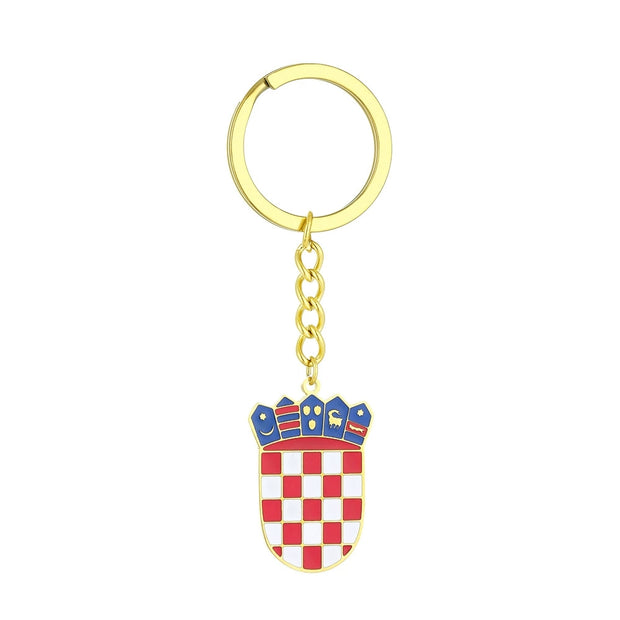 Crocia Key Rings Croatia Keychain – The Jersey Nation