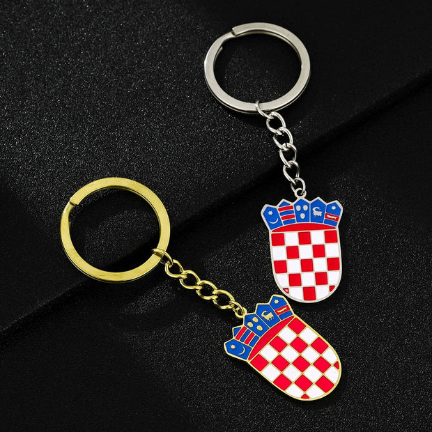 Crocia Key Rings Croatia Keychain – The Jersey Nation