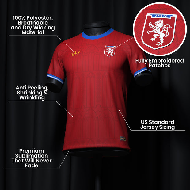 Czech Republic Custom Football Jersey