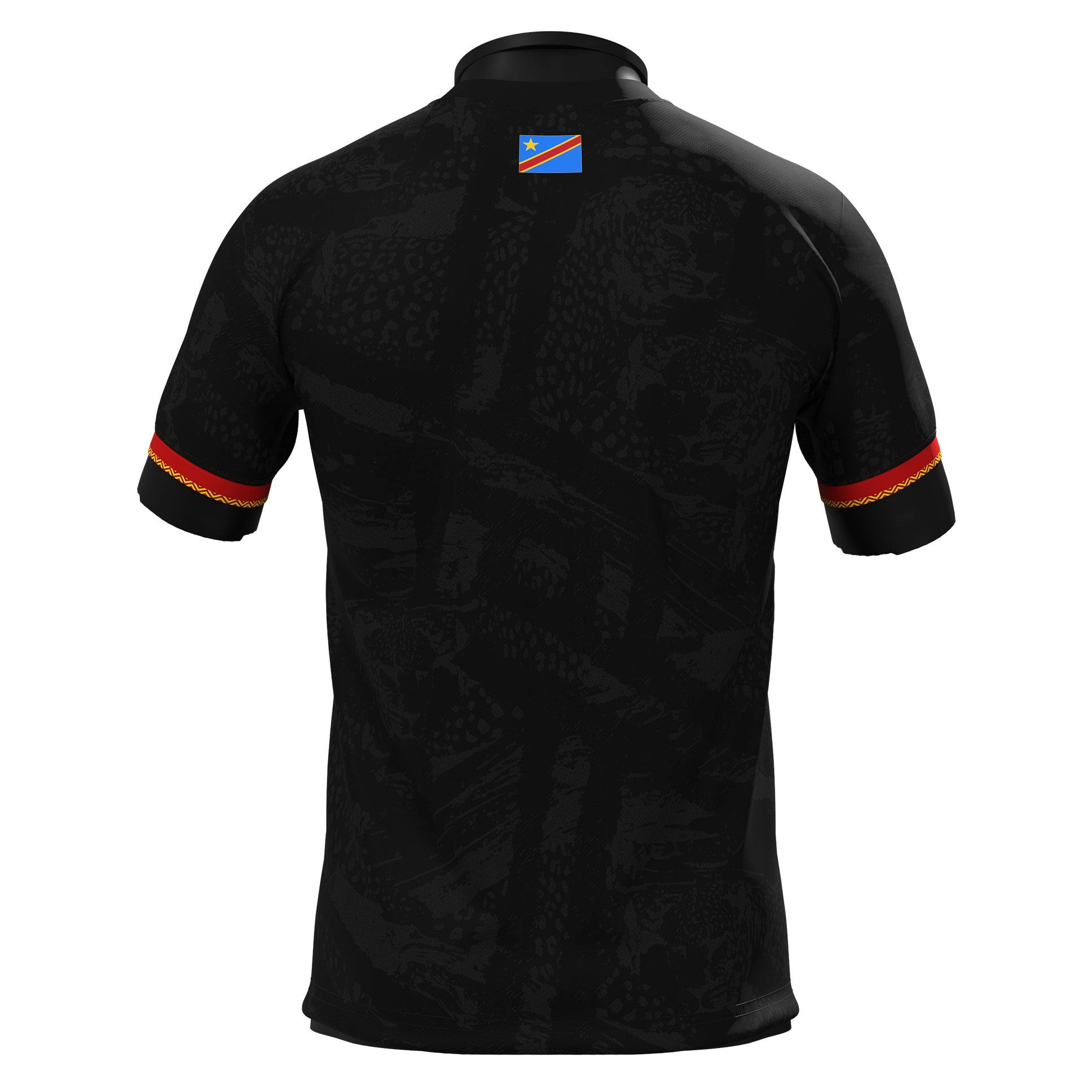 DR Congo Heritage Custom Football Jersey White Soccer Shirt