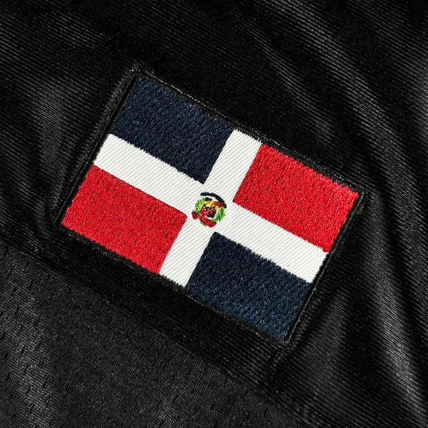 Dominican Republic Heritage Custom Black Football Jersey