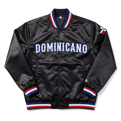 Dominican Republic Heritage Satin Bomber Jacket