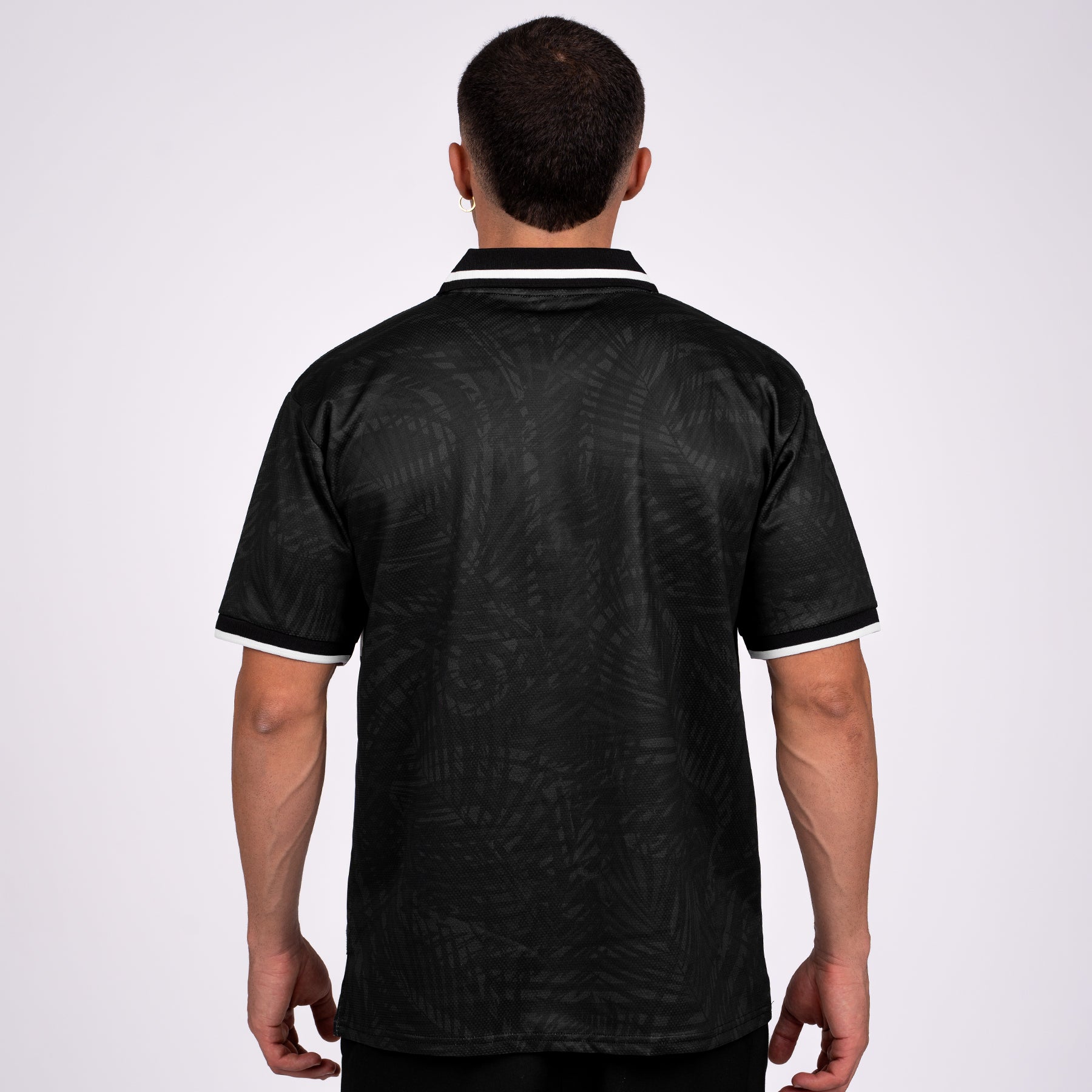 Dominican Republic Heritage Retro Black Custom Football Jersey Model Back Soccer Dominican World