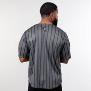 Dominican Republic 'Platano Verde' Grey Baseball Custom Jersey Model Back