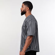 Dominican Republic 'Platano Verde' Grey Baseball Custom Jersey Model Side