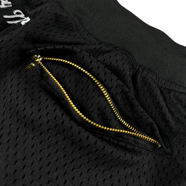 Egypt Heritage Basketball Shorts Closeups Embroidered Back Pockets