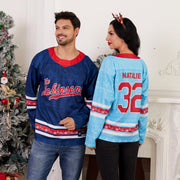Family Christmas Custom Hockey Jersey