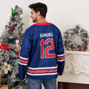 Family Christmas Custom Hockey Jersey