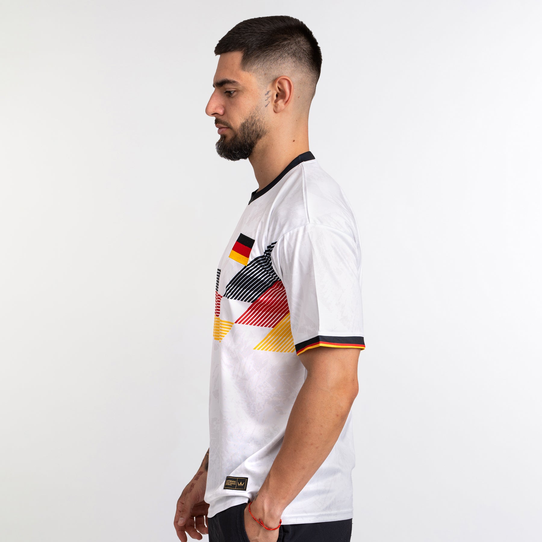 Germany Heritage Custom Football White Jersey Soccer Shirt World German