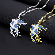 Greece Heritage Necklace Silver