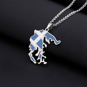 Greece Heritage Necklace Silver