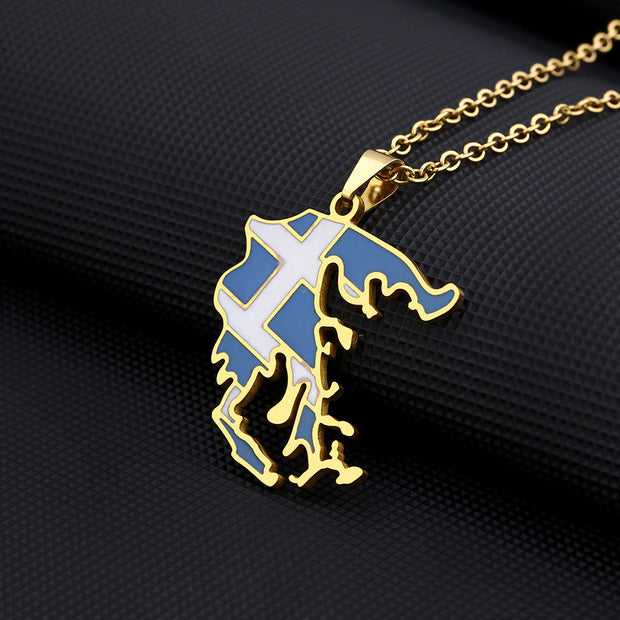 Greece Heritage Necklaces gold