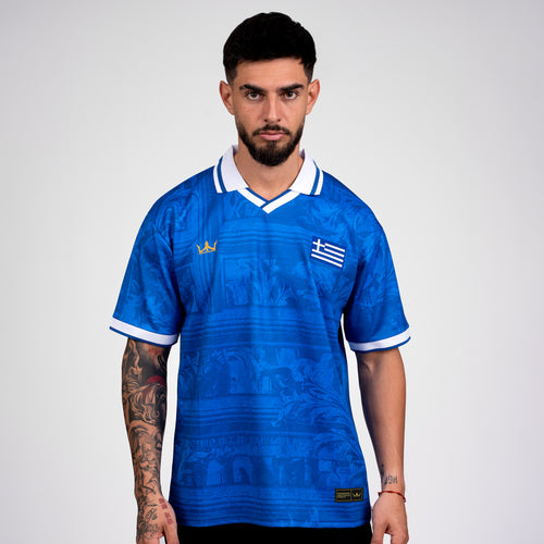 Greece Heritage Retro Custom Football Jersey World Shirt