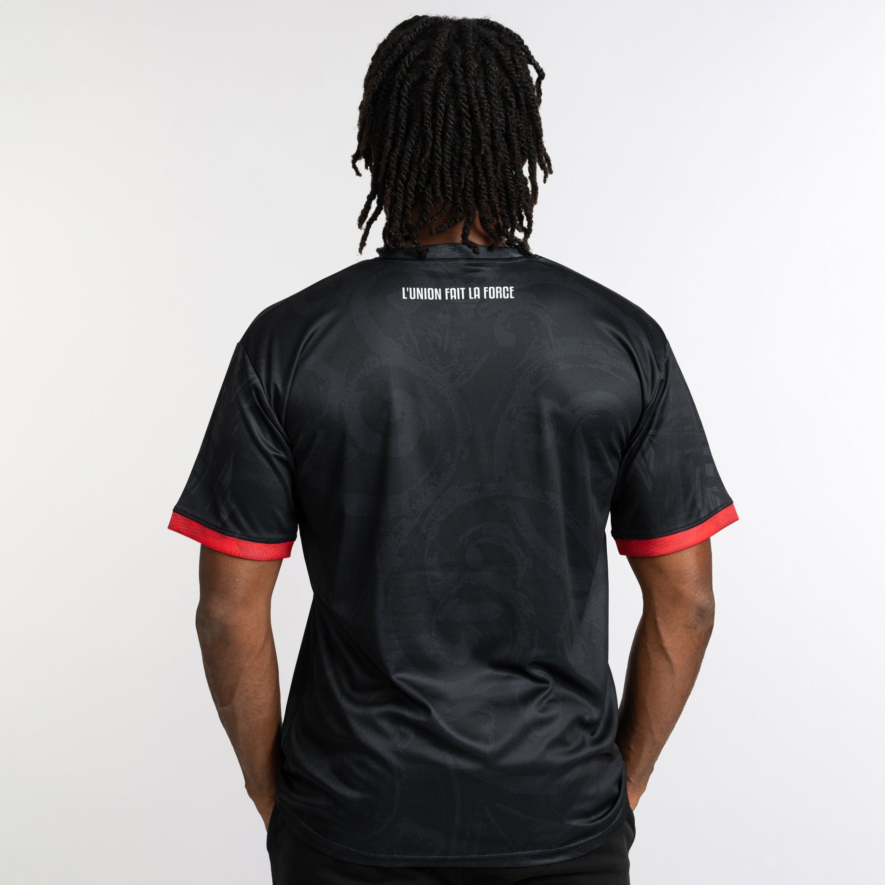 Haiti Custom Heritage Football Jersey Soccer Shirt Black