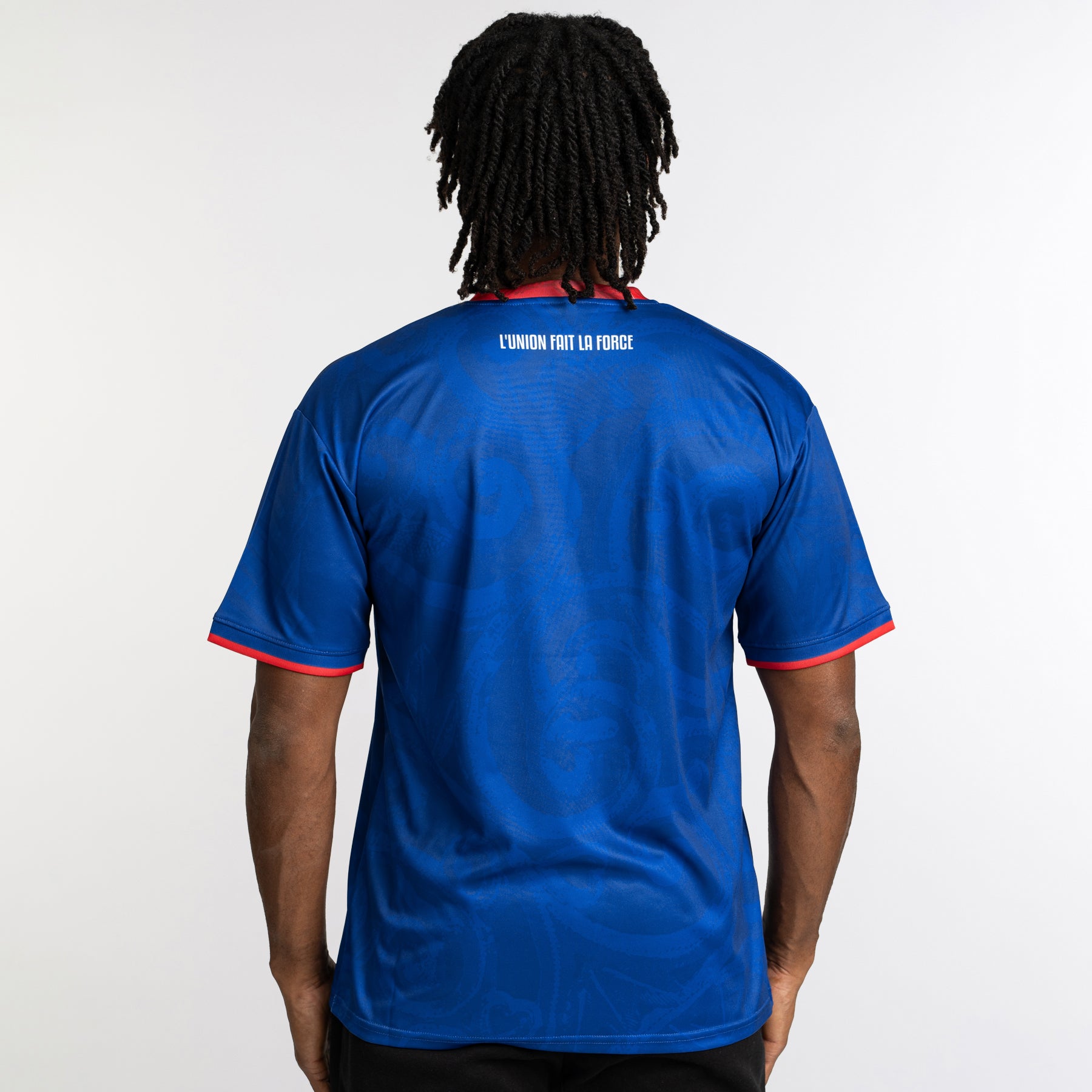 Haiti Custom Heritage Football Jersey Soccer Shirt Blue