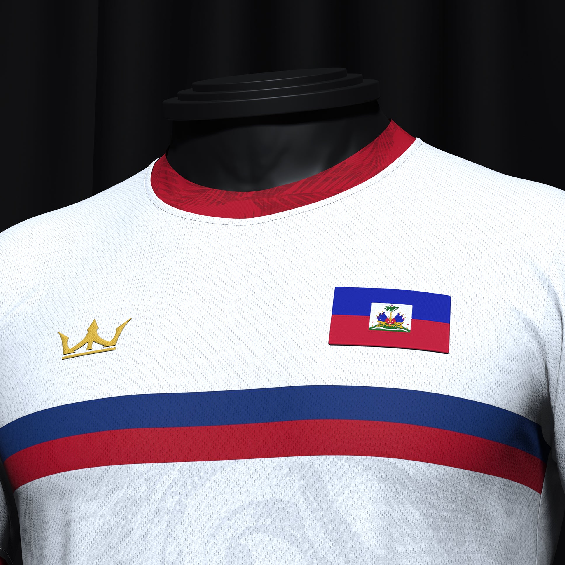 Haiti Custom Heritage Football Jersey White Haitian Shirt