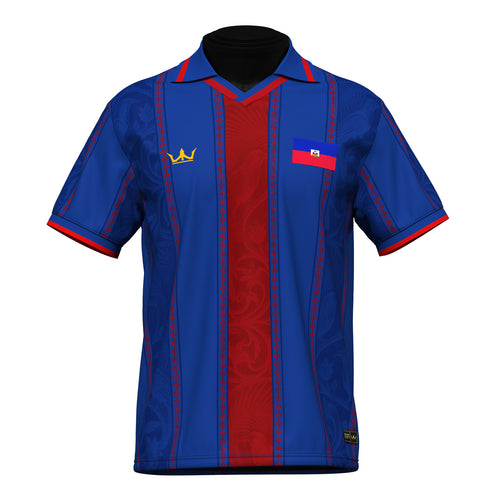 Haiti Heritage Retro Custom Football Jersey