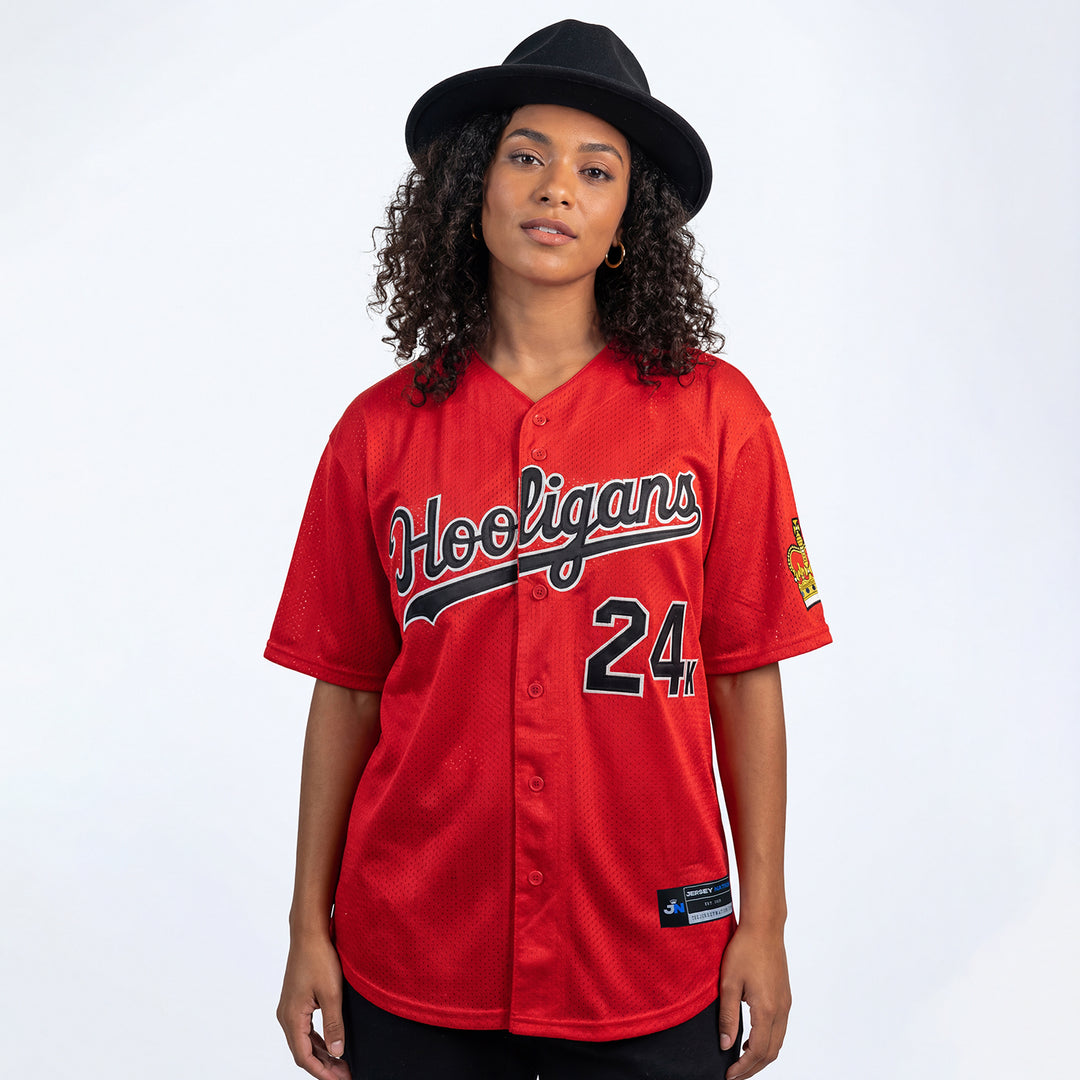 HOOLIGANS MARS 24K ユニフォーム Hooligans 'Mars' 24K Baseball Jersey – The Jersey Nation