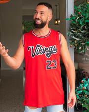 Red Black-White Custom Basketball Jersey