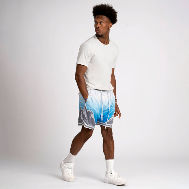 Ice Mountain Basketball Mesh Shorts