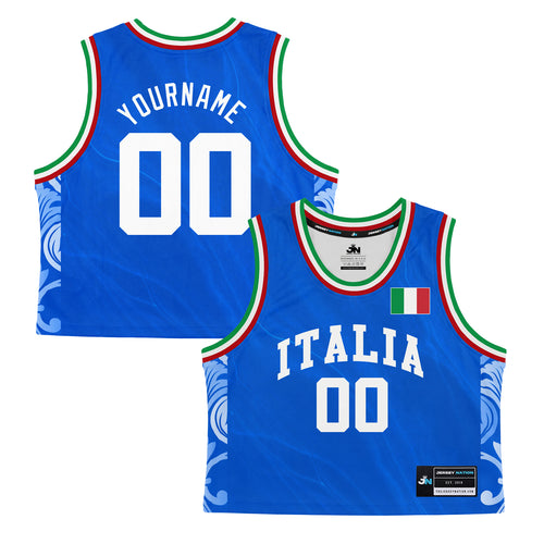 Italy Heritage Cropped Basketball Jersey