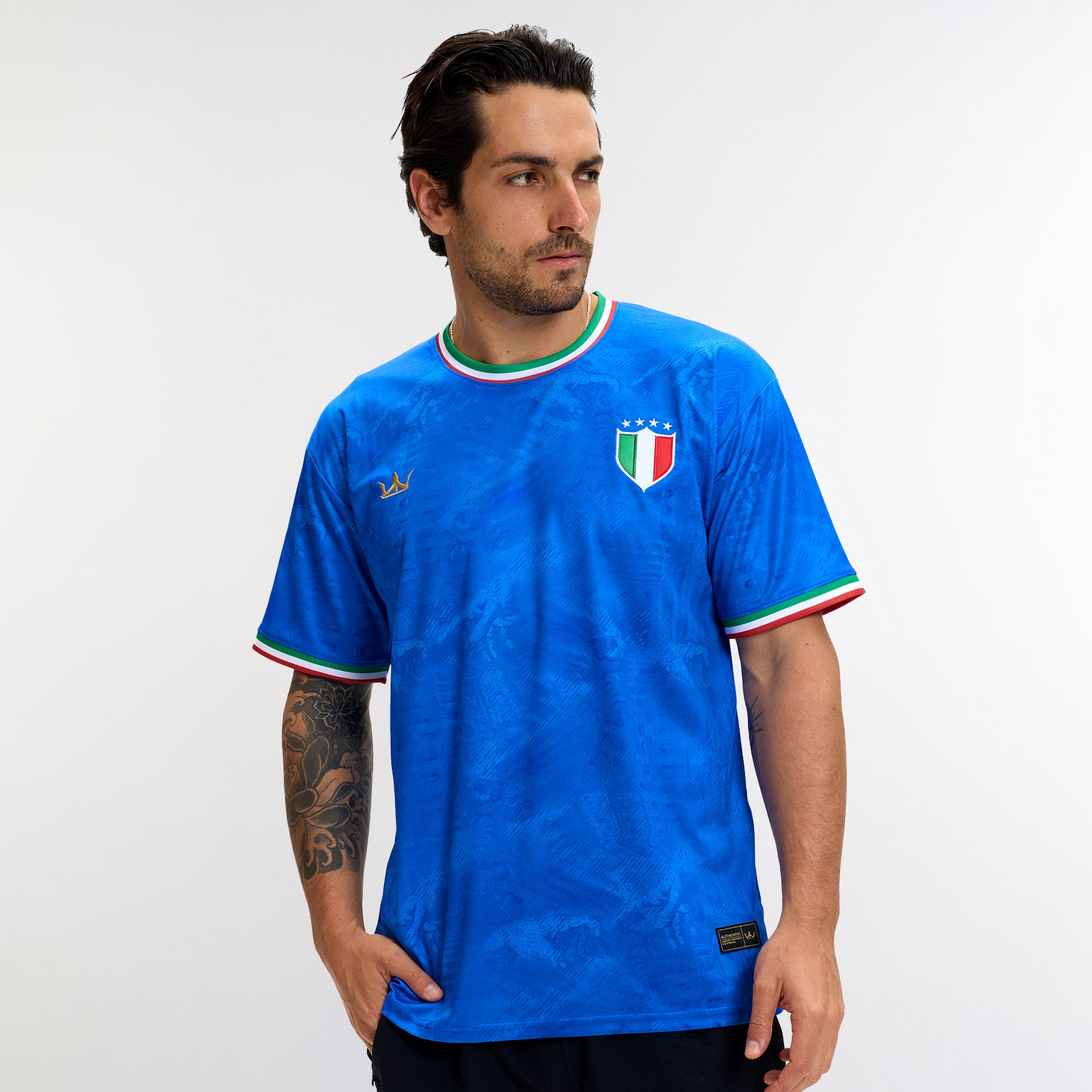 Italy Heritage Custom Football Jersey World Soccer Shirt